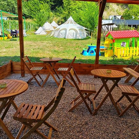 Luna Rock Glamping Brezoi - Blue Scai Kültér fotó