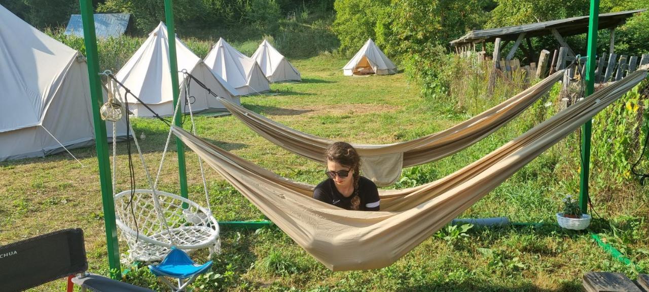 Luna Rock Glamping Brezoi - Blue Scai Kültér fotó